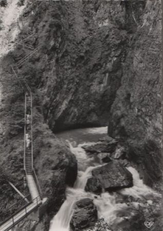 Österreich - Kitzlochklamm - bei Taxenbach-Rauris - ca. 1965 Österreich - Kitzlochklamm - bei Taxenbach-Rauris - ca. 1965