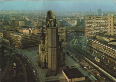 Berlin-Charlottenburg, Gedächtniskirche - ca. 1980 Berlin-Charlottenburg, Gedächtniskirche - ca. 1980