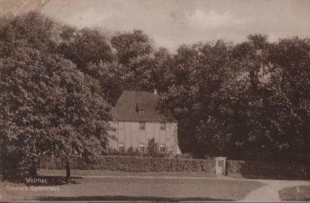 Weimar - Goethes Gartenhaus - ca. 1940 Weimar - Goethes Gartenhaus - ca. 1940