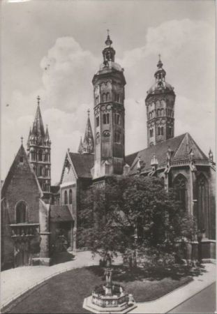 Naumburg - Dom von Südosten Naumburg - Dom von Südosten