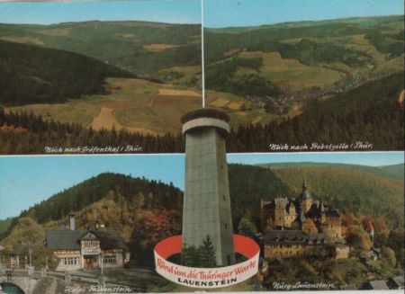 Ludwigsstadt-Lauenstein - Aussichtsturm - ca. 1980 Ludwigsstadt-Lauenstein - Aussichtsturm - ca. 1980