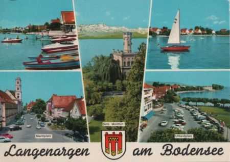 Langenargen - u.a. Marktplatz - 1972 Langenargen - u.a. Marktplatz - 1972