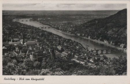 Heidelberg - Blick vom Königsstuhl Heidelberg - Blick vom Königsstuhl
