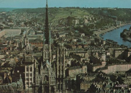 Frankreich - Rouen - Aerial view - 1972 Frankreich - Rouen - Aerial view - 1972