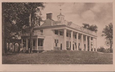 USA - Mount Vernon - Washingtons Mansion - ca. 1935 USA - Mount Vernon - Washingtons Mansion - ca. 1935