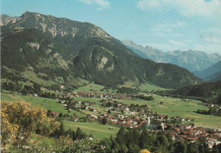 Hindelang - Allgäuer Alpen mit Jseler - 1976 Hindelang - Allgäuer Alpen mit Jseler - 1976