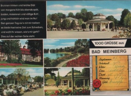 Bad Meinberg - 5 Teilbilder - 1977 Bad Meinberg - 5 Teilbilder - 1977
