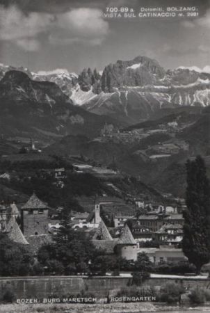 Italien - Bolzano - Bozen - Vista sul Catinaccio - 1959 Italien - Bolzano - Bozen - Vista sul Catinaccio - 1959
