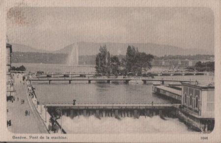 Schweiz - Genf / Genève - Pont de la machine - 1911 Schweiz - Genf / Genève - Pont de la machine - 1911
