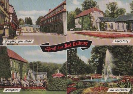 Bad Driburg u.a. Eingang zum Bade - 1964 Bad Driburg u.a. Eingang zum Bade - 1964