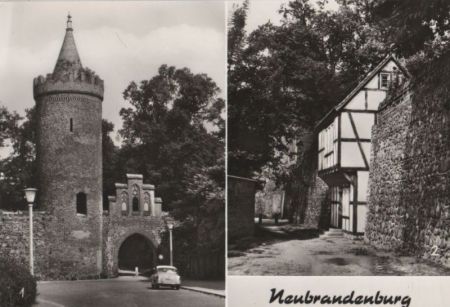 Neubrandenburg - u.a. Fangelturm - 1981 Neubrandenburg - u.a. Fangelturm - 1981