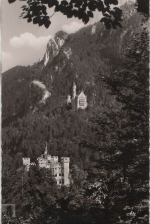 Schwangau, Hohenschwangau - und Neuschwanstein - 1956 Schwangau, Hohenschwangau - und Neuschwanstein - 1956