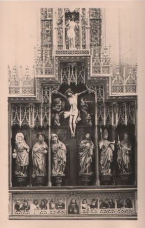 Rothenburg - Jacobskirche, Hochaltar - ca. 1950 Rothenburg - Jacobskirche, Hochaltar - ca. 1950