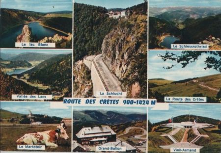 Frankreich - Route des Cretes - mit 8 Bildern - 1974 Frankreich - Route des Cretes - mit 8 Bildern - 1974