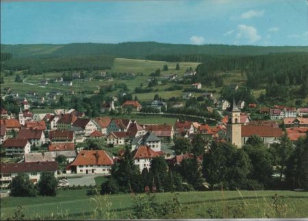Lenzkirch - Blick vom Stöckleberg - 1968 Lenzkirch - Blick vom Stöckleberg - 1968
