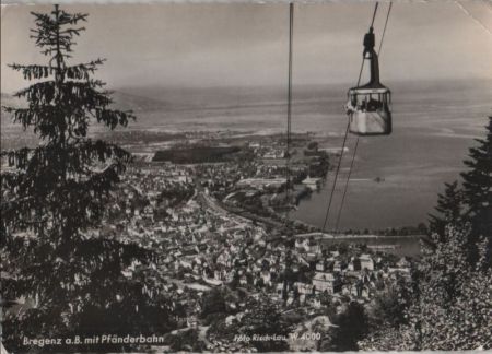 Österreich - Bregenz - Pfänderbahn - 1958 Österreich - Bregenz - Pfänderbahn - 1958