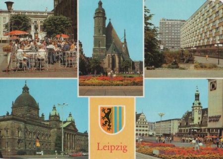 Leipzig - u.a. Markt - 1986 Leipzig - u.a. Markt - 1986