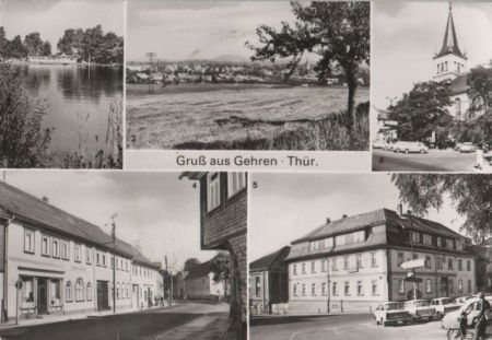 Gehren - u.a. Dimitroffstraße - 1985 Gehren - u.a. Dimitroffstraße - 1985