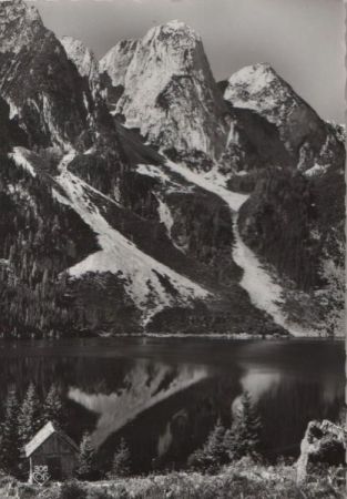 Österreich - Gosausee - mit Donnerkögel - ca. 1965 Österreich - Gosausee - mit Donnerkögel - ca. 1965