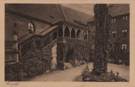Nürnberg - Burghof - ca. 1940 Nürnberg - Burghof - ca. 1940