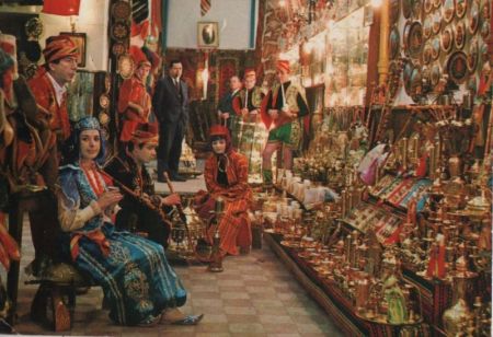 Türkei - Istanbul - Innenraum von Bazar - 1966 Türkei - Istanbul - Innenraum von Bazar - 1966