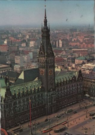 Hamburg - Rathaus - 1961 Hamburg - Rathaus - 1961