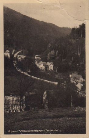 Krippen (OT von Bad Schandau) - Liethental - ca. 1950 Krippen (OT von Bad Schandau) - Liethental - ca. 1950