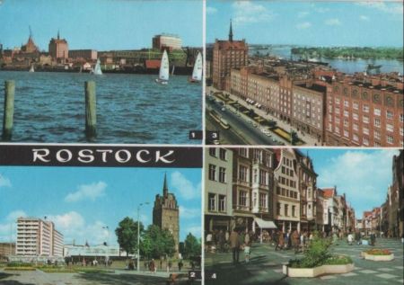 Rostock - u.a. Kröppeliner Straße - 1976 Rostock - u.a. Kröppeliner Straße - 1976