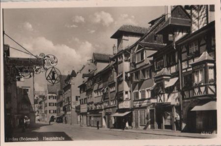 Lindau - Hauptstraße - ca. 1955 Lindau - Hauptstraße - ca. 1955