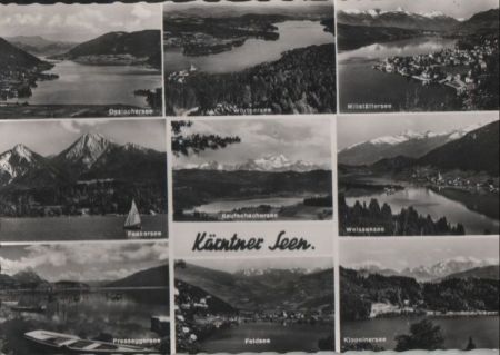 Österreich - Kärnten - Seen, u.a. Keutschachersee - 1963 Österreich - Kärnten - Seen, u.a. Keutschachersee - 1963