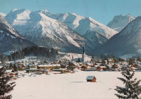 Oberstdorf - mit Gr. Krottenkopf - 1985 Oberstdorf - mit Gr. Krottenkopf - 1985