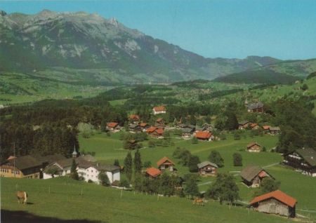 Schweiz - Sachseln, Flüeli-Ranft - mit Pilatus - ca. 1985 Schweiz - Sachseln, Flüeli-Ranft - mit Pilatus - ca. 1985