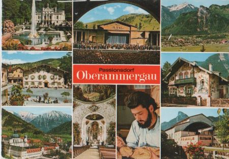 Oberammergau - u.a. Rotkäppchenhaus - 1981 Oberammergau - u.a. Rotkäppchenhaus - 1981