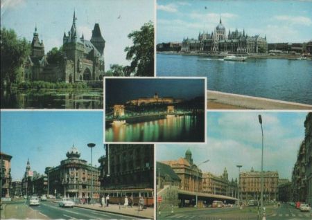 Ungarn - Budapest - mit 5 Bildern - ca. 1975 Ungarn - Budapest - mit 5 Bildern - ca. 1975