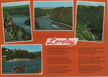 Loreley - u.a. mit Burg Katz - 1989 Loreley - u.a. mit Burg Katz - 1989