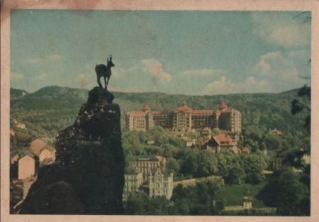 Karlsbad - Blick vom Hirschsprung - ca. 1950 Karlsbad - Blick vom Hirschsprung - ca. 1950