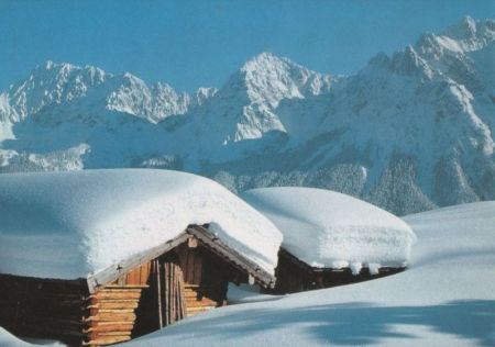 Österreich - Karwendel - Winter - ca. 1980 Österreich - Karwendel - Winter - ca. 1980