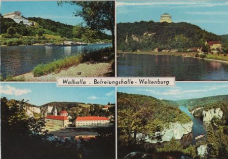 Donaustauf, Walhalla - Befreiungshalle, Weltenburg - ca. 1980 Donaustauf, Walhalla - Befreiungshalle, Weltenburg - ca. 1980