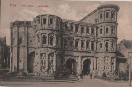 Trier - Porta Nigra, Landseite - ca. 1930 Trier - Porta Nigra, Landseite - ca. 1930
