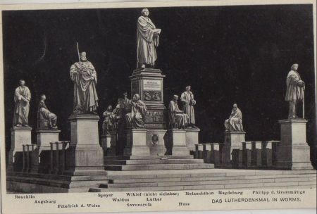 Worms - Lutherdenkmal - 1931 Worms - Lutherdenkmal - 1931