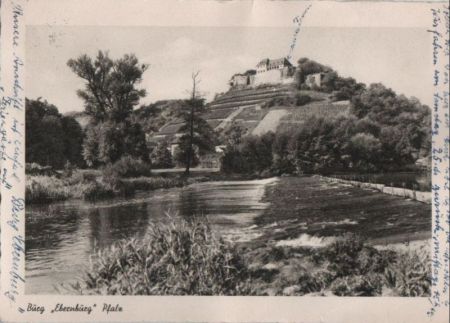 Bad Münster am Stein-Ebernburg - die Burg - 1956 Bad Münster am Stein-Ebernburg - die Burg - 1956