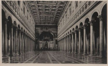 Italien - Rom - Roma - Interno della Basilica di S. Paolo - ca. 1955 Italien - Rom - Roma - Interno della Basilica di S. Paolo - ca. 1955