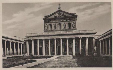 Italien - Rom - Roma - Basilica di S. Paolo fuori le Mura - ca. 1955 Italien - Rom - Roma - Basilica di S. Paolo fuori le Mura - ca. 1955
