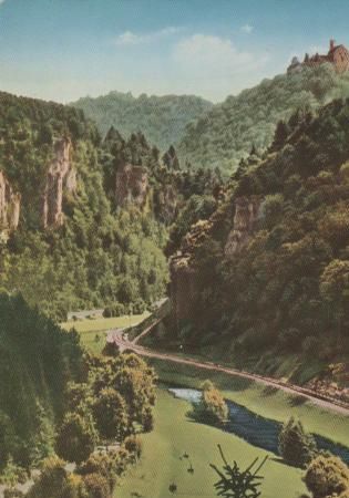 Gößweinstein - Wiesenttal mit Gössweinstein - ca. 1975 Gößweinstein - Wiesenttal mit Gössweinstein - ca. 1975