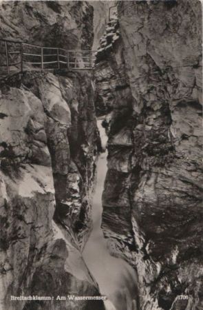Breitachklamm - Am Wassermesser - 1963 Breitachklamm - Am Wassermesser - 1963