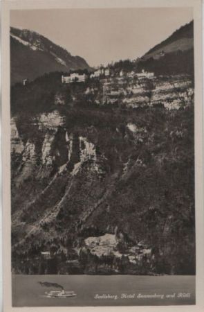 Schweiz - Seelisberg - Hotel Sonnenberg und Rütli - ca. 1955 Schweiz - Seelisberg - Hotel Sonnenberg und Rütli - ca. 1955