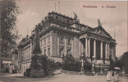 Wiesbaden - K. Theater - 1918 Wiesbaden - K. Theater - 1918