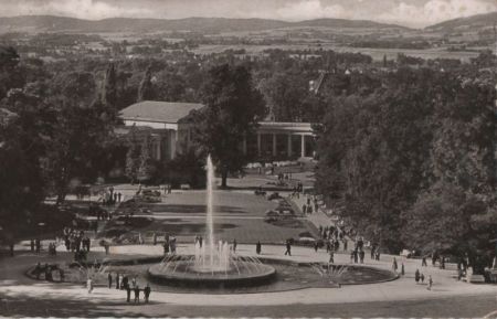 Bad Oeynhausen - Wasserspiele und Wandelhalle - 1958 Bad Oeynhausen - Wasserspiele und Wandelhalle - 1958