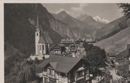 Österreich - Heiligenblut mit Großglockner - ca. 1955 Österreich - Heiligenblut mit Großglockner - ca. 1955
