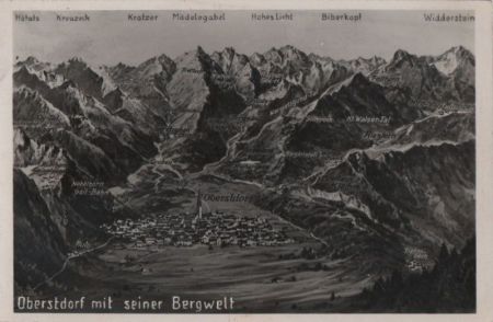 Oberstdorf - mit seiner Bergwelt - 1934 Oberstdorf - mit seiner Bergwelt - 1934